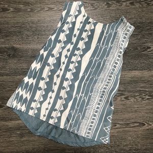 Anthropologie Dolan left coast open back tank